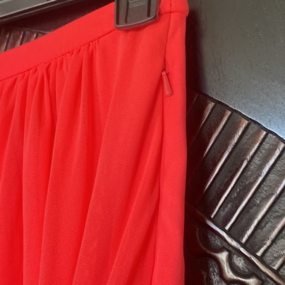 🪸La Femme Two Piece Beaded Pink Grapefruit Coral 2 Piece Prom Formal Dress - Picture 9 of 13